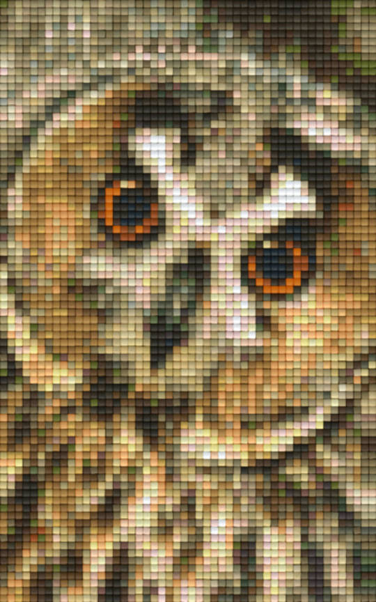 Barn Owl Two [2] Baseplate PixelHobby Mini-mosaic Art Kit